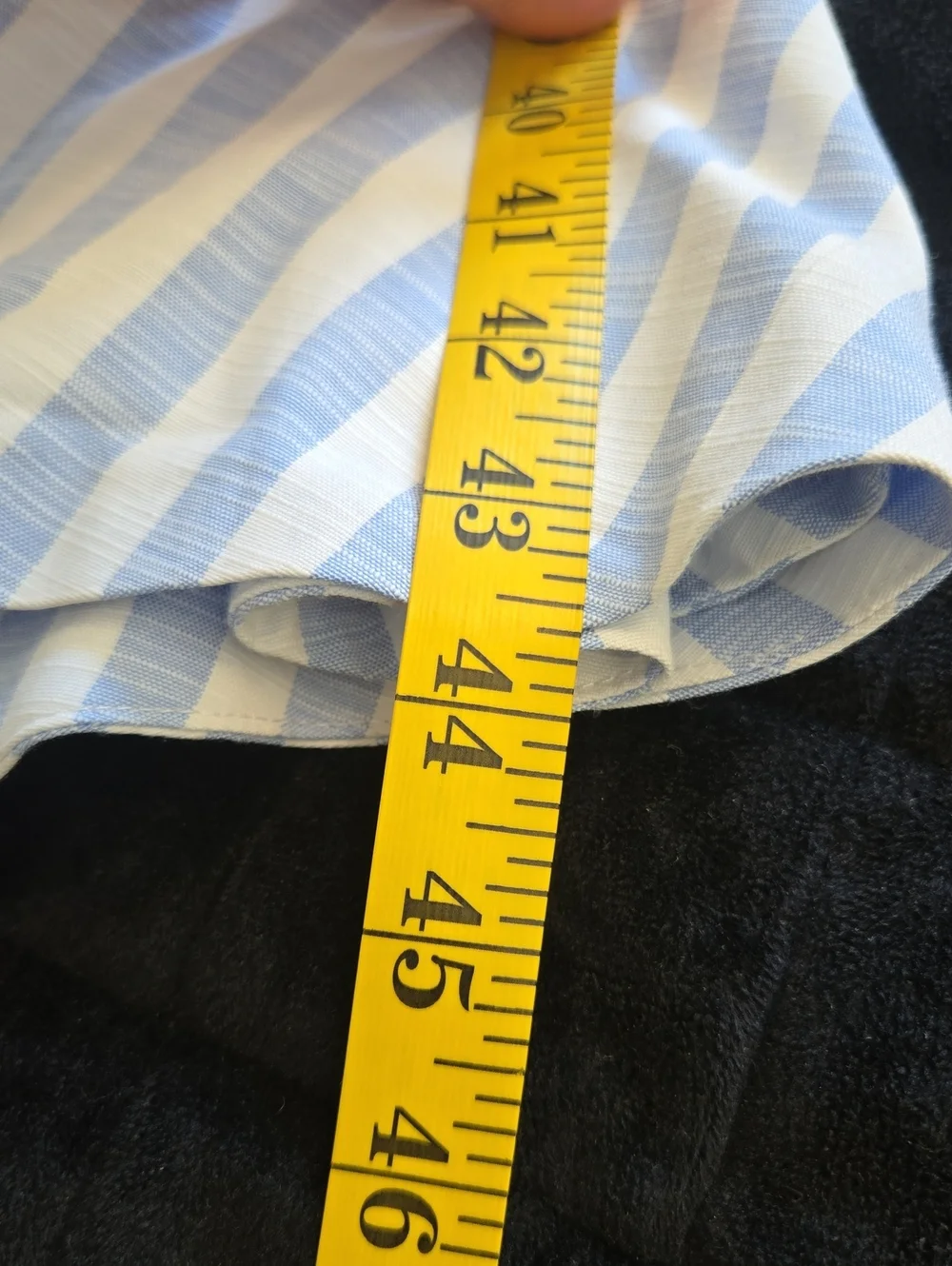 ASTR The Label Isabela Striped Sweetheart Midi Dress Blue Cream Woven Sz L NWOT